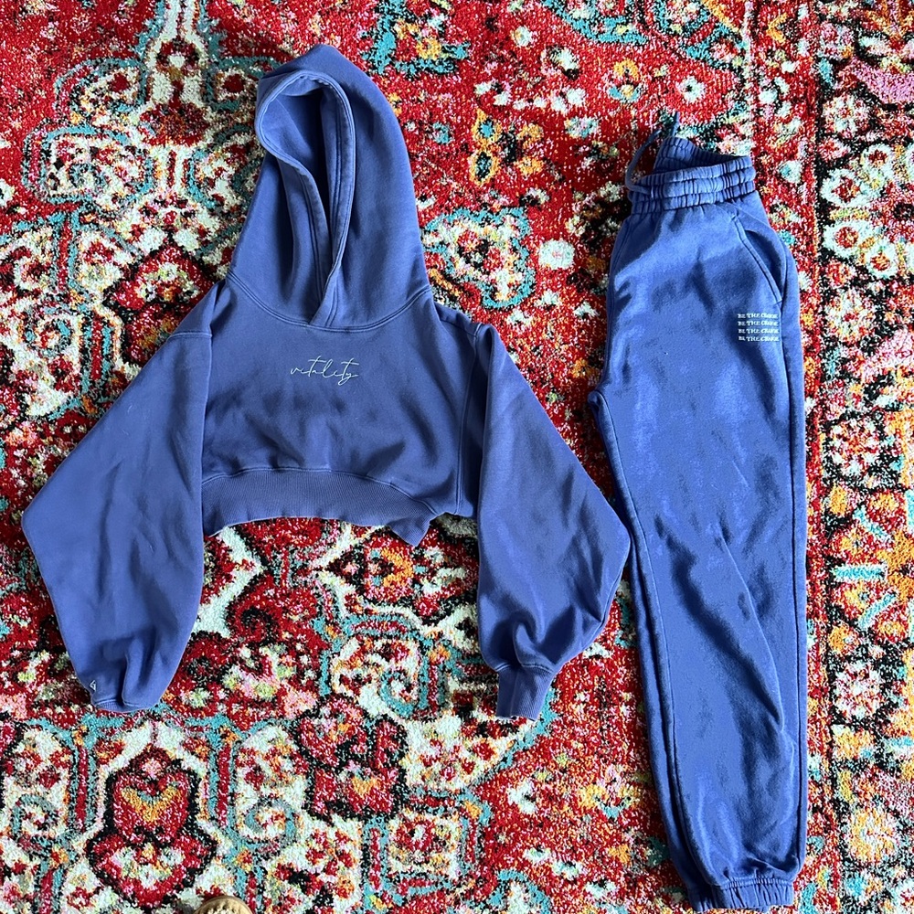 Vitality Blue Hoodie and Joggers Set